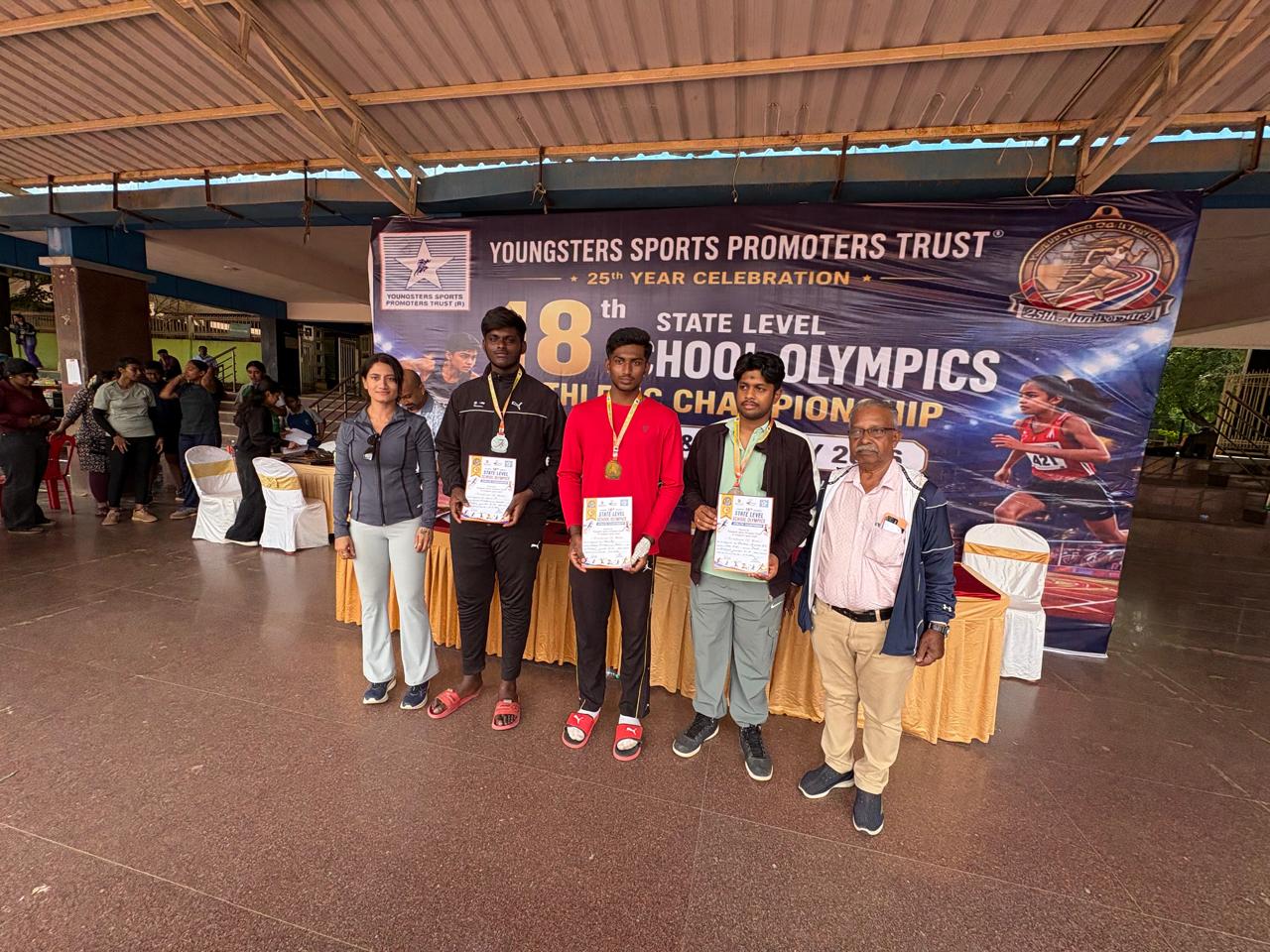 18th state level athletics competition
